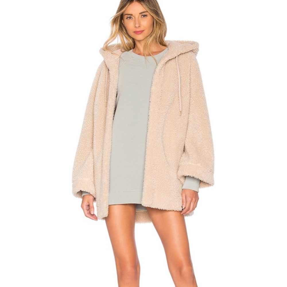 Varley Cowan Tan Teddy Jacket - Picture 4 of 10